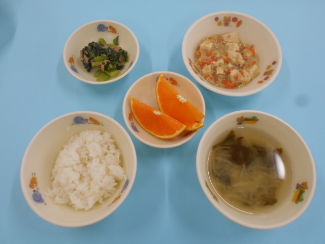 マーボー豆腐幼児食