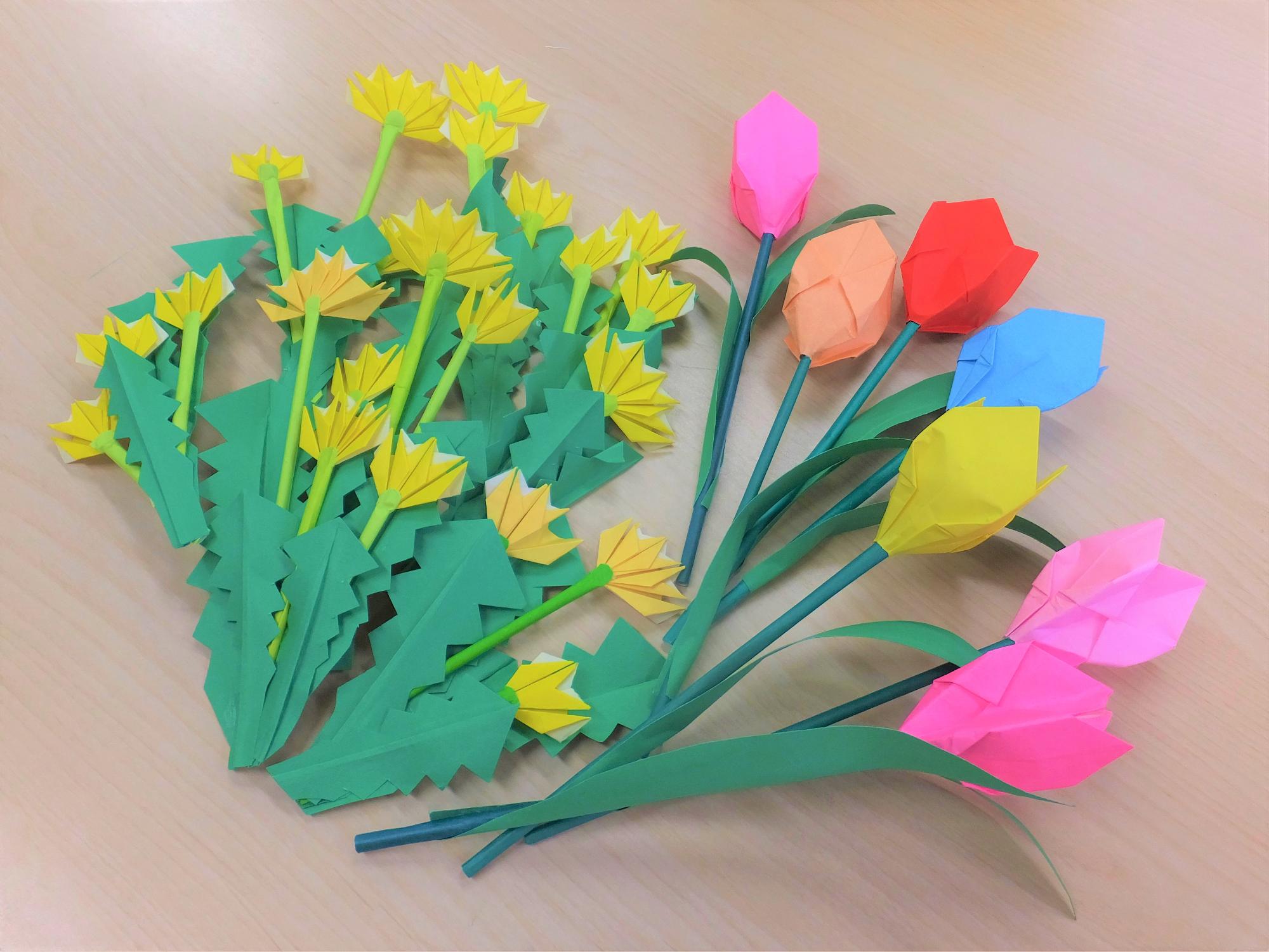 折り紙の花