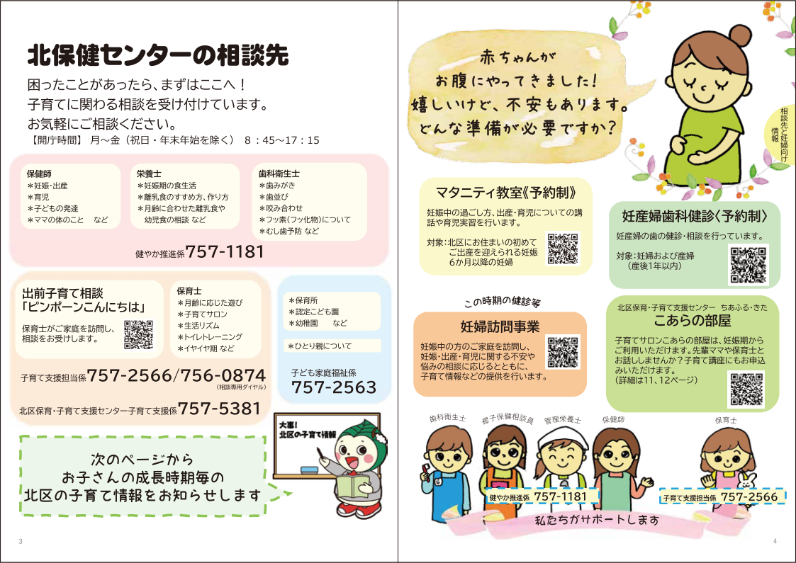 北保健センターの相談先