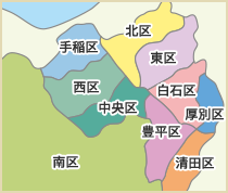 各区の地図イメージ